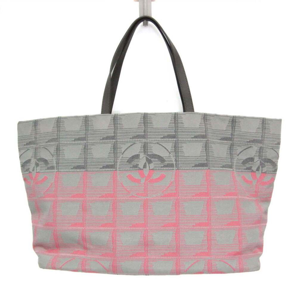 CHANEL Pink Canvas Tote Bag - Picture 1 of 16